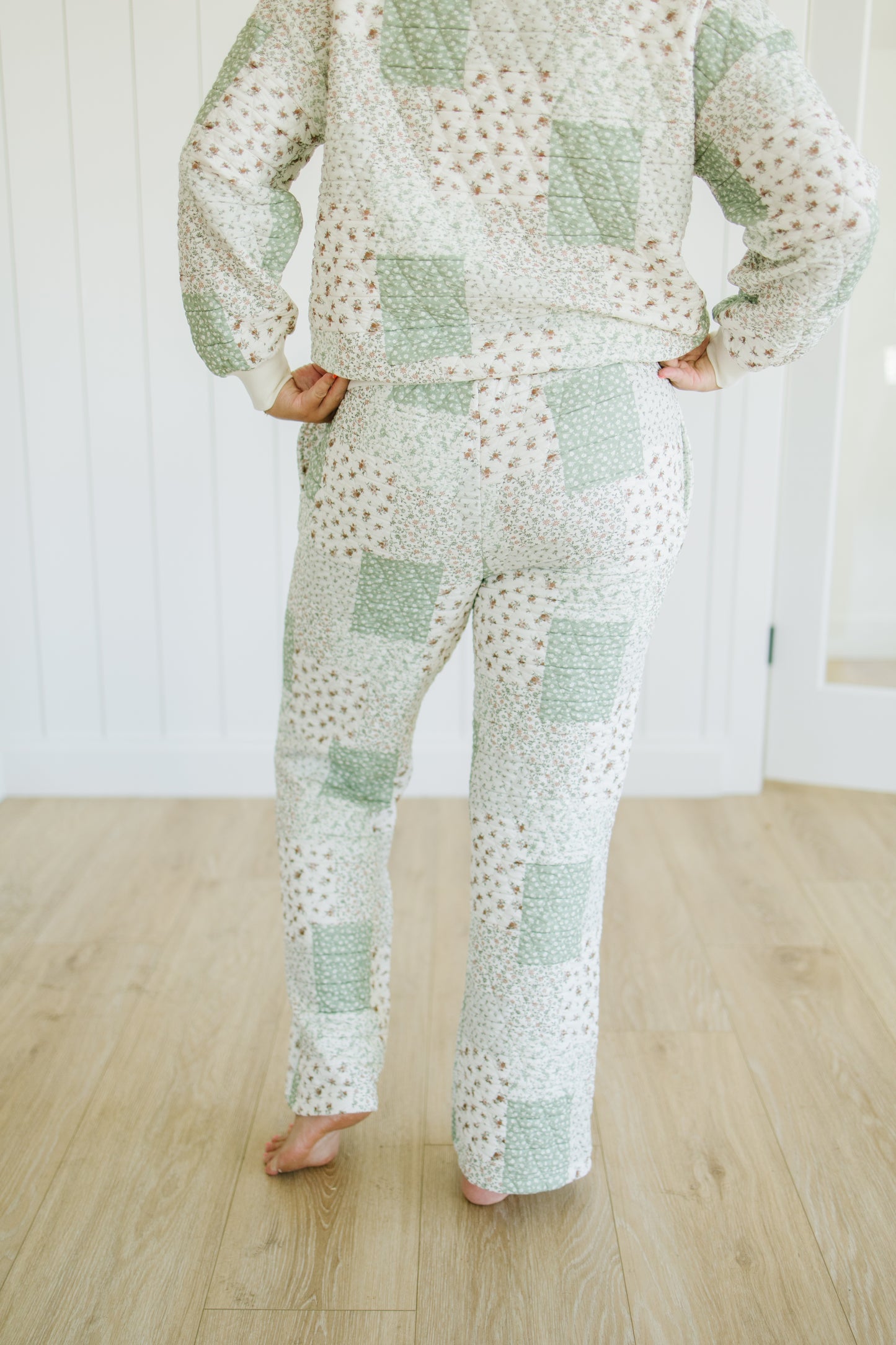 Cole Floral Quilted Pants