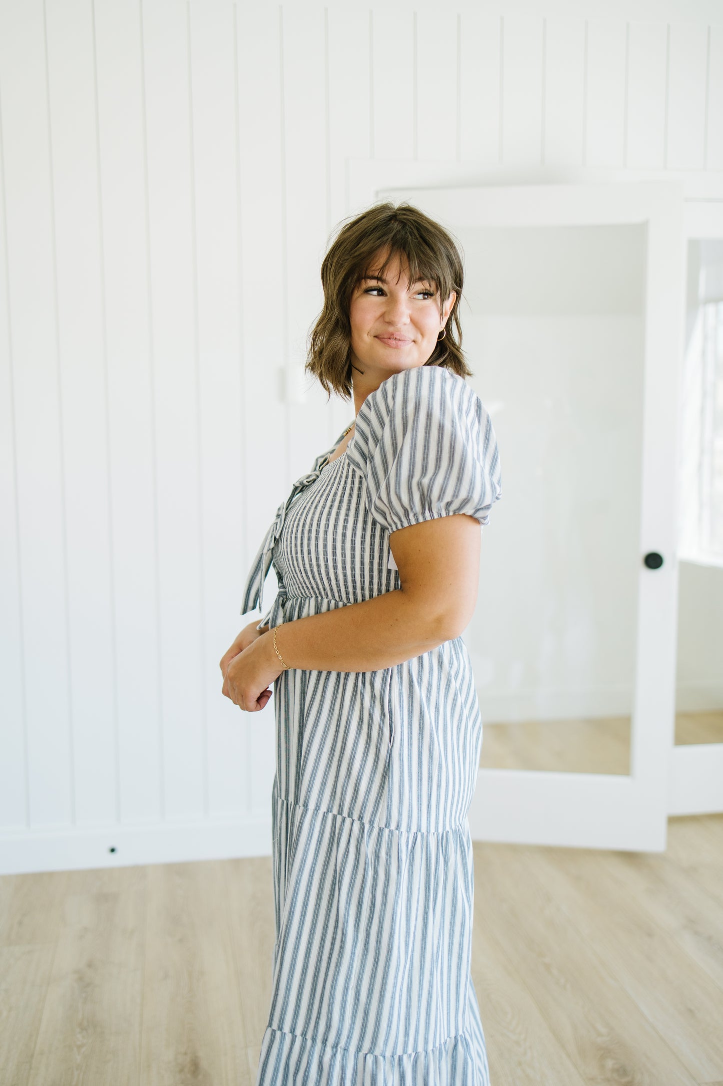 *Jameson Striped Midi Dress - Lettie Boutique