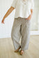 Finn Striped Barrel Jeans