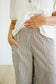 Finn Striped Barrel Jeans