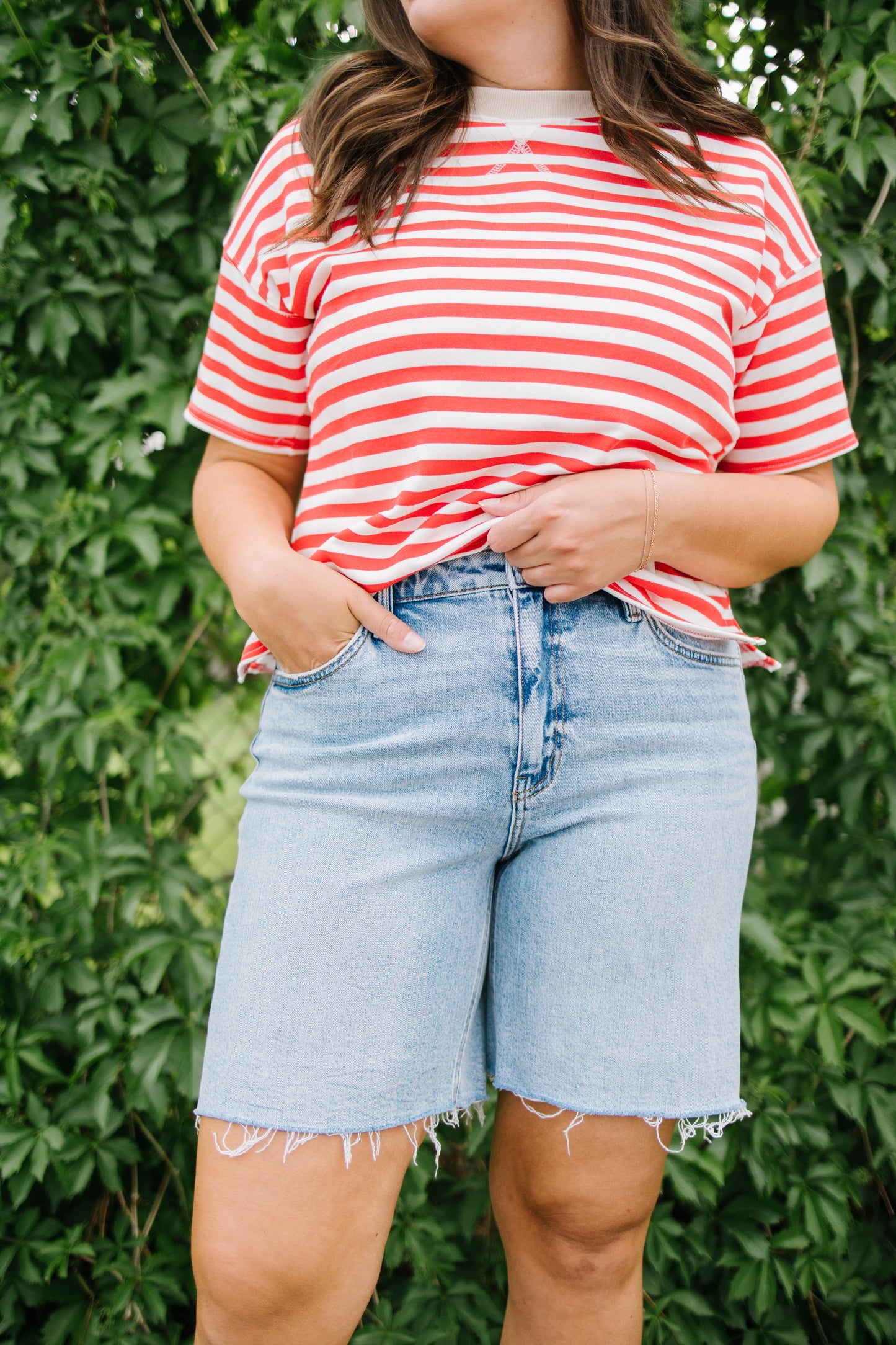 Anna Denim Bermuda Short