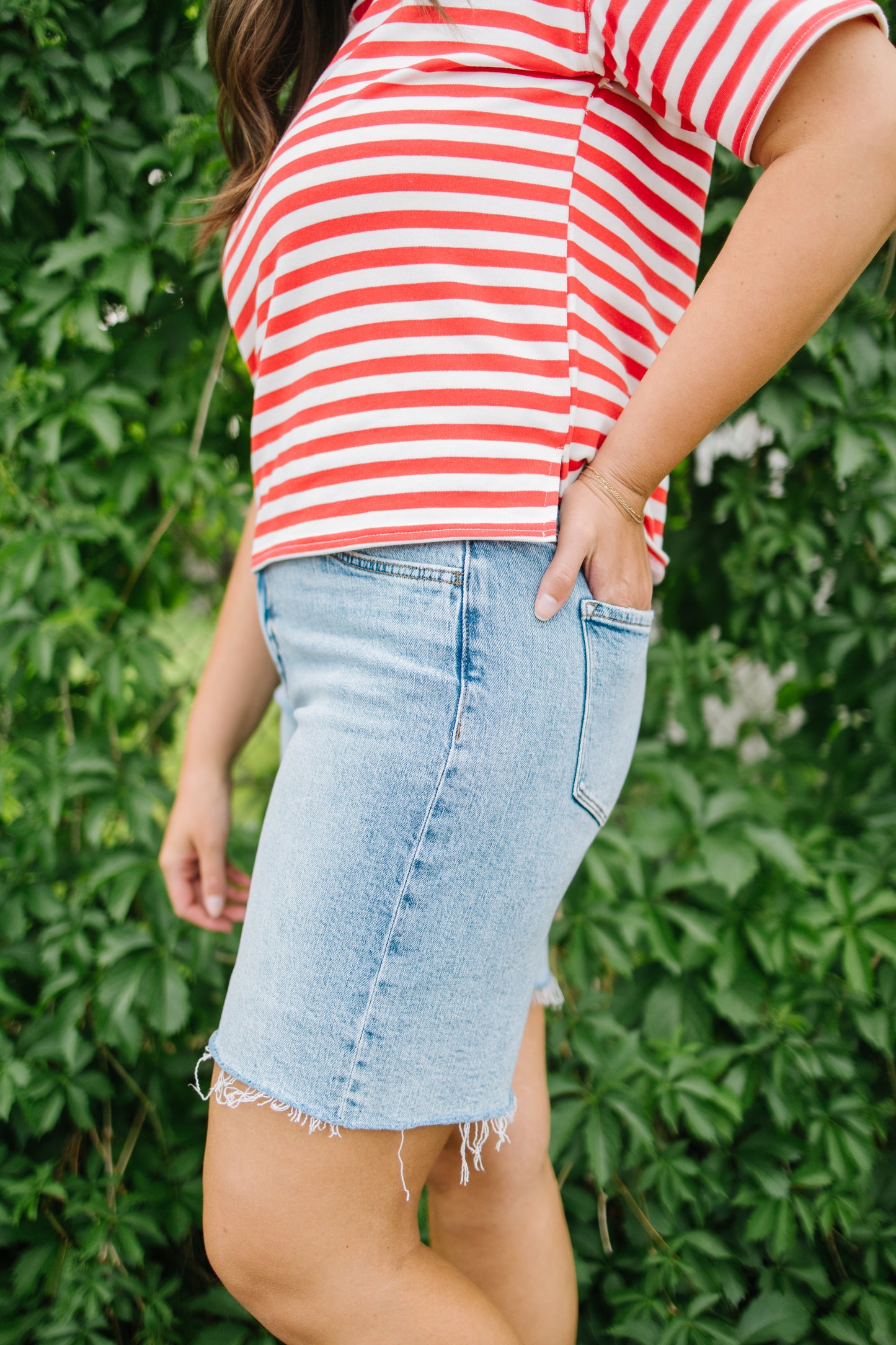Anna Denim Bermuda Short