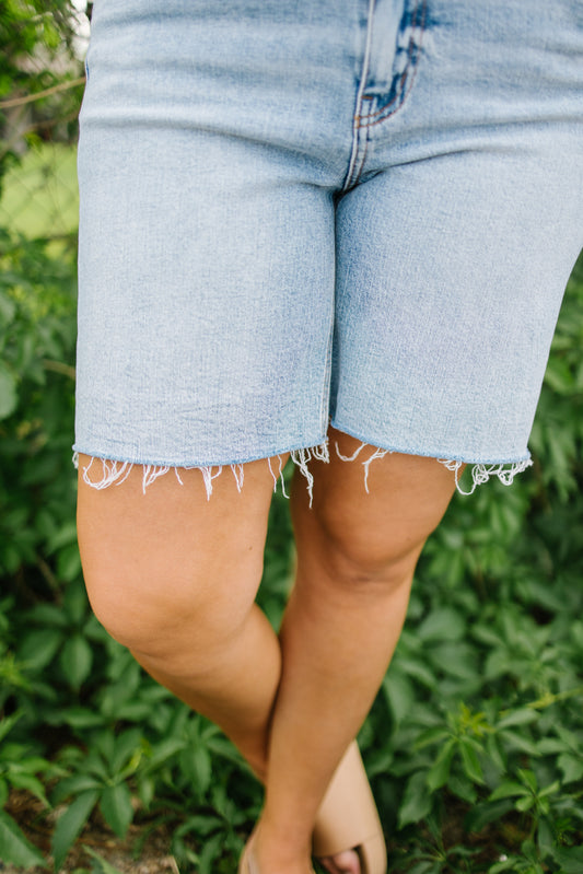 Anna Denim Bermuda Short