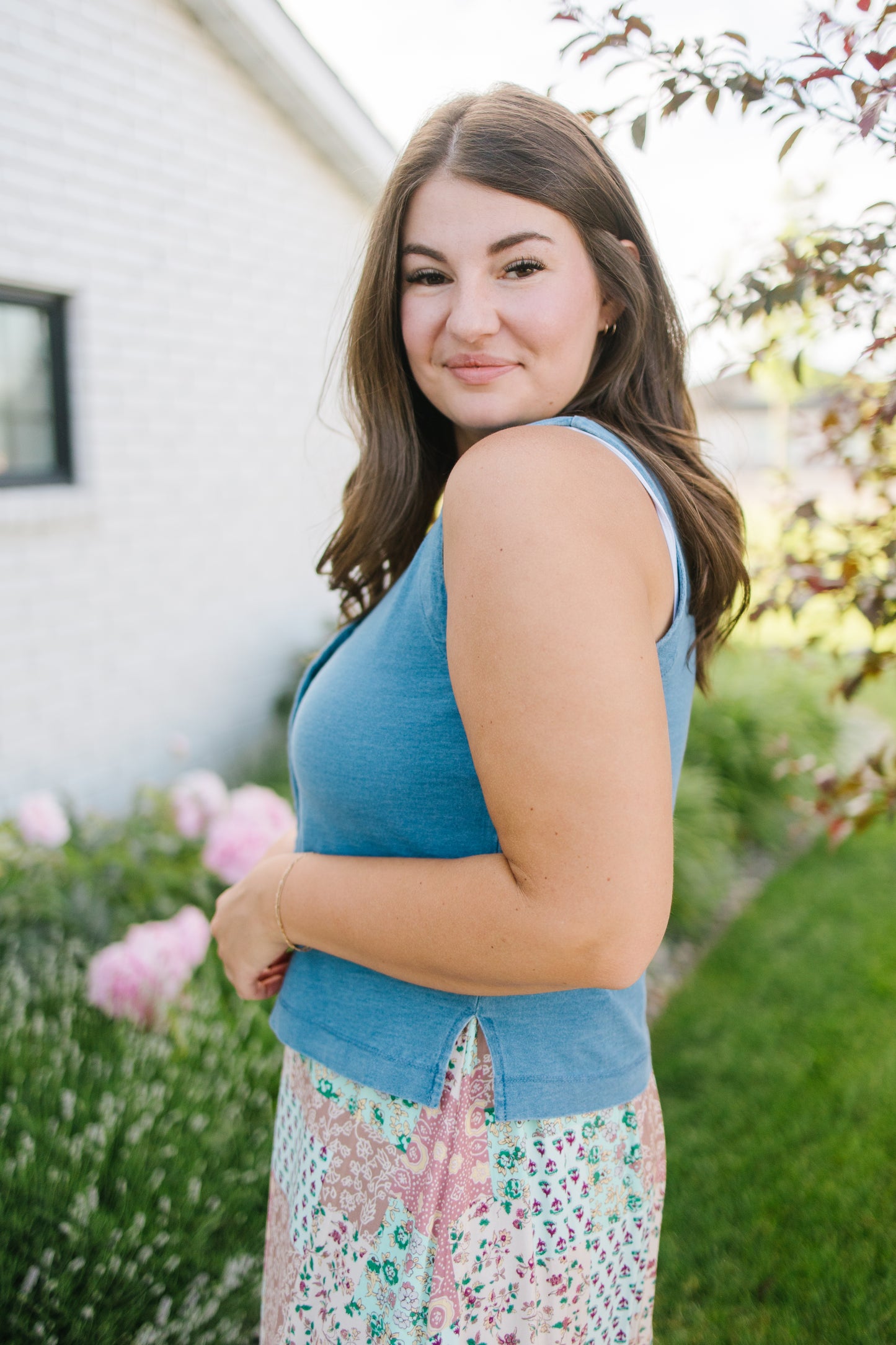 +Romy Denim Tank Top - Lettie Boutique