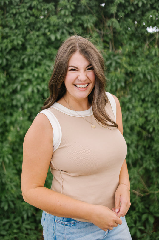 Leighton Tank in Khaki