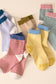 Striped Crew Sock (5 Colors) - Lettie Boutique