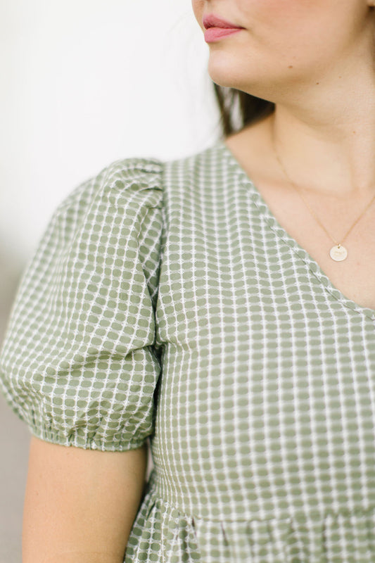 Nash Midi Dress in Olive