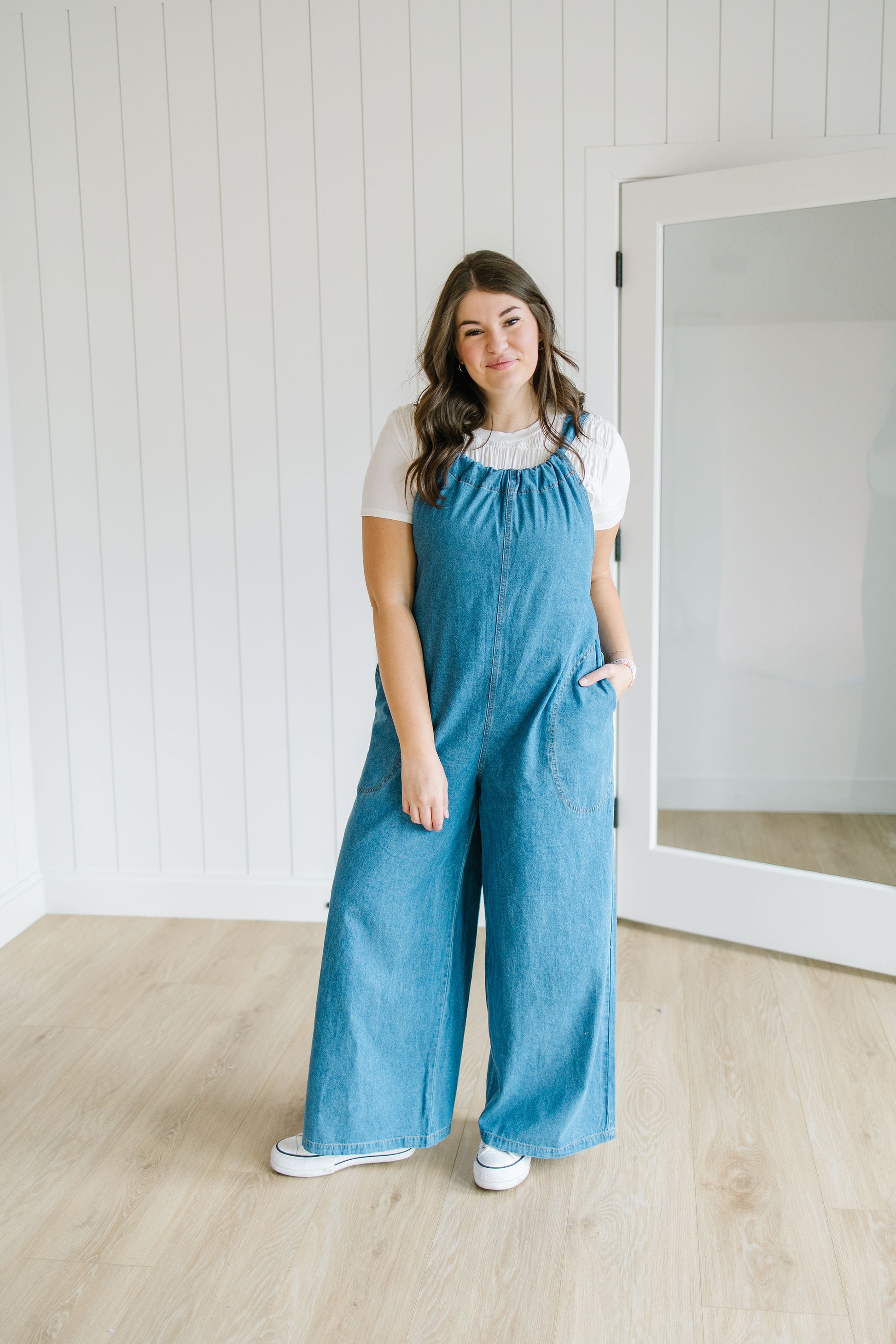*Mika Denim Jumpsuit - Lettie Boutique