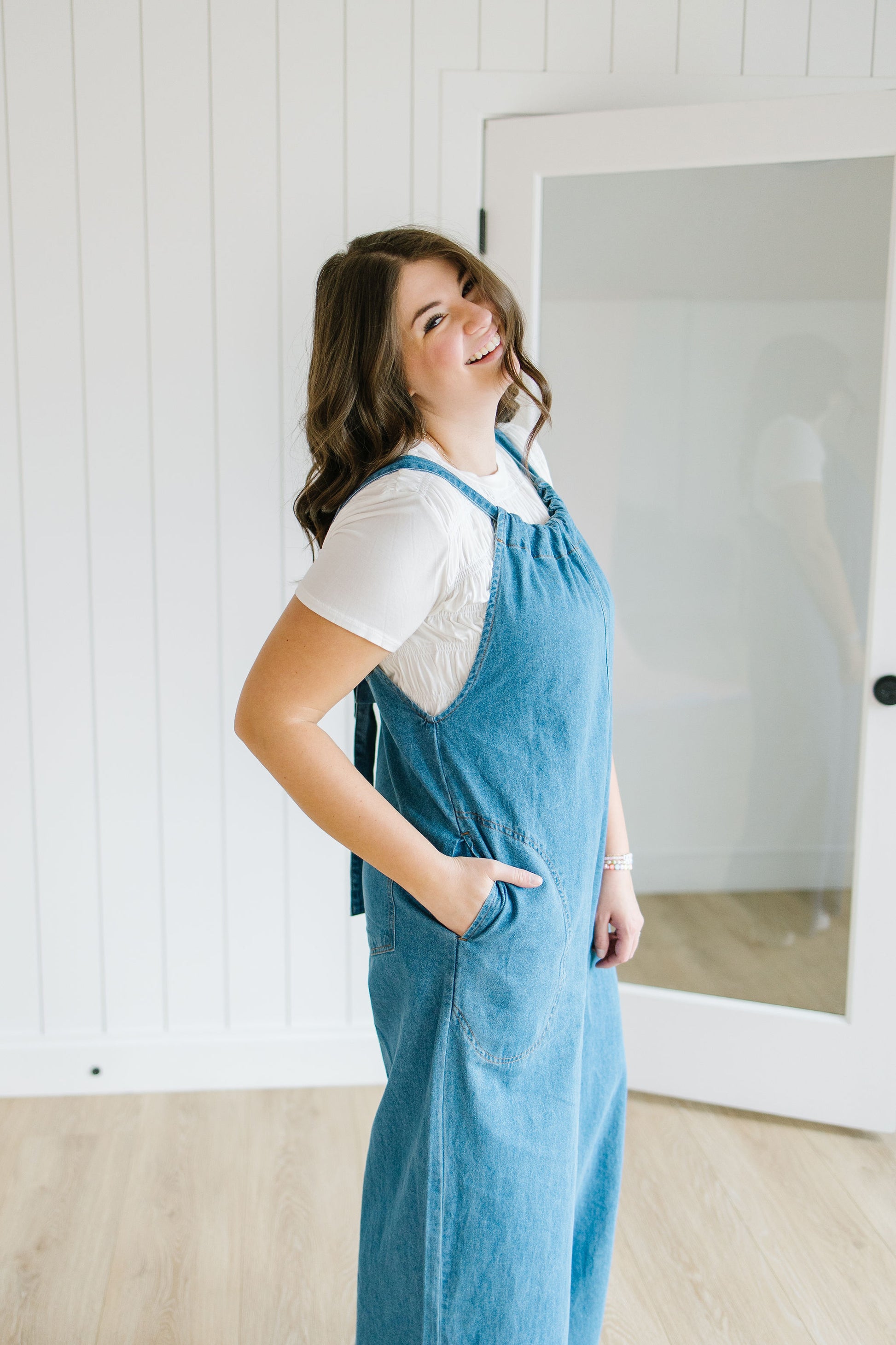 *Mika Denim Jumpsuit - Lettie Boutique