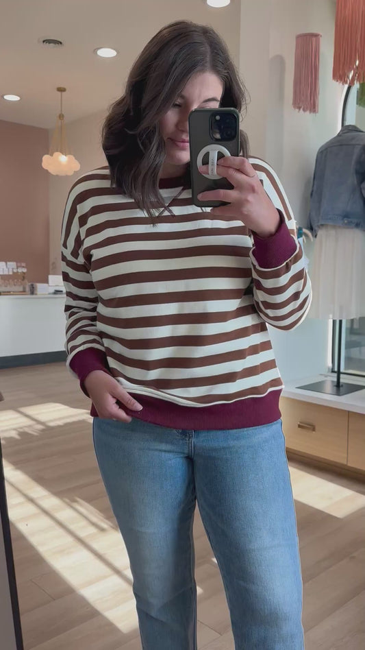 Ashlyn Stripe Pullover